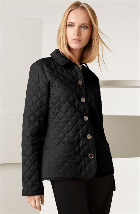 how do burberry quilted jackets fit|Burberry quilted jacket nordstrom.